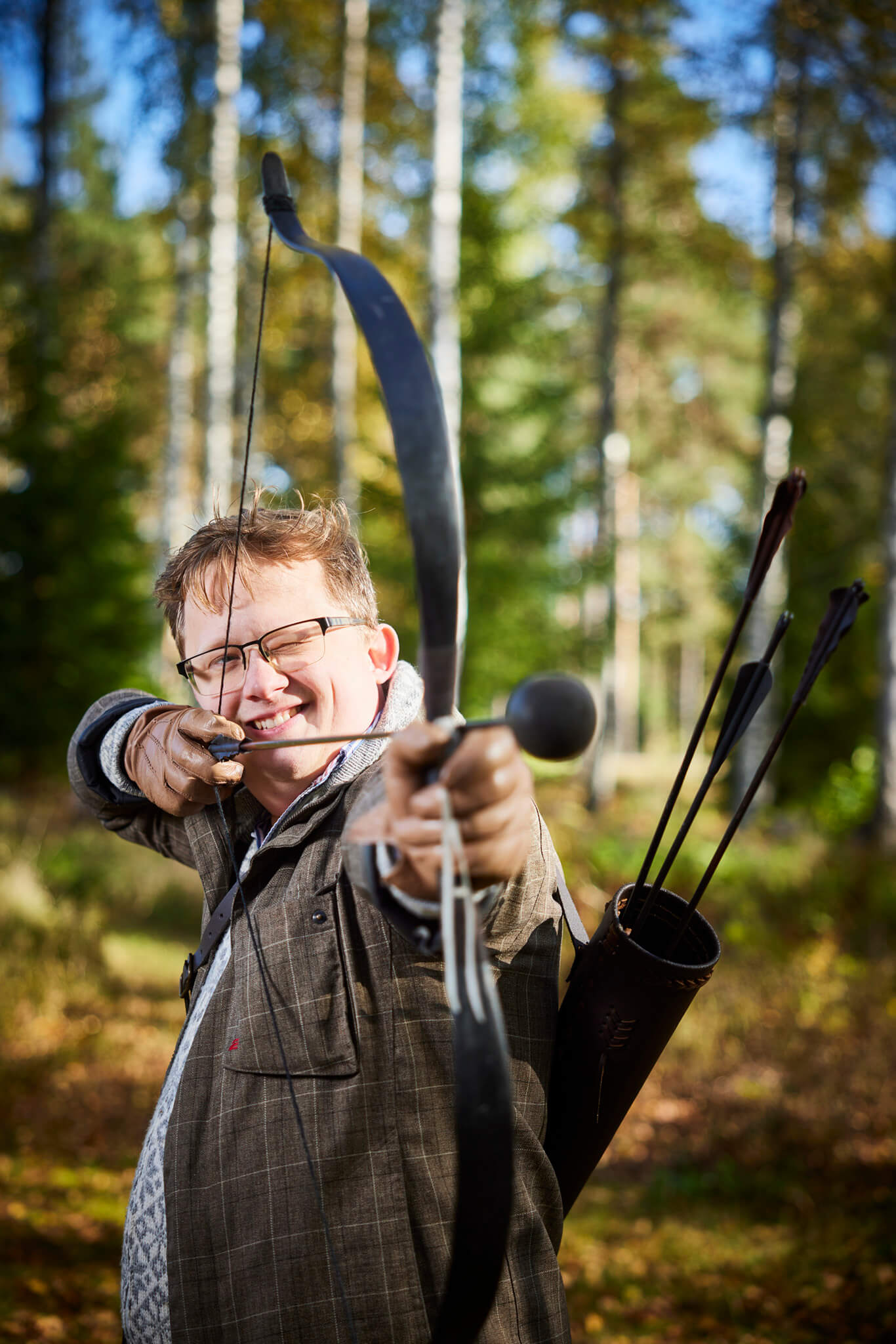 Utanför anfarten, den så kallade kojan.